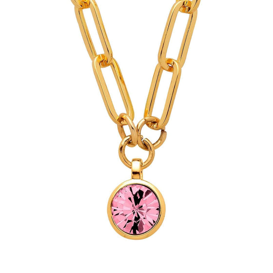 Dyrberg Kern Lisanna Gold Necklace - Light Rose
