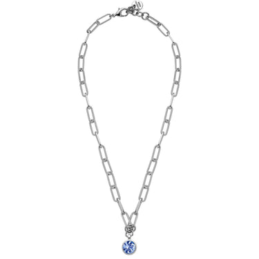Dyrberg Kern Lisanna Silver Necklace - Light Blue