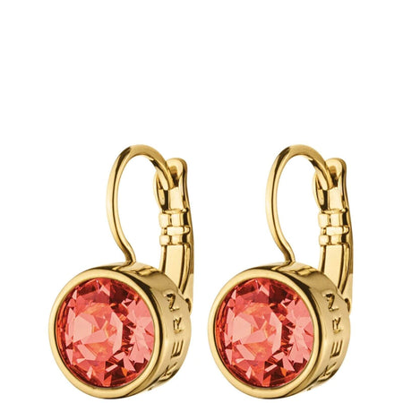 Dyrberg Kern Louise Gold Earrings - Coral