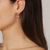 Dyrberg Kern Louise Gold Earrings - Light Rose