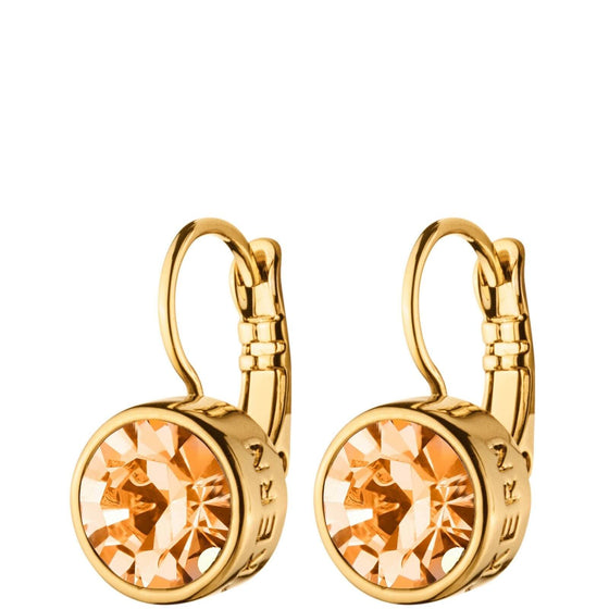 Dyrberg Kern Louise Gold Earrings - Peach