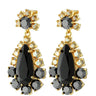 Dyrberg Kern Lucia Gold Earrings - Black