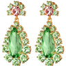 Dyrberg Kern Lucia Gold Earrings - Light Green