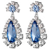 Dyrberg Kern Lucia Silver Earrings - Pale Blue