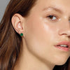 Dyrberg Kern Noble Gold Earrings - Green