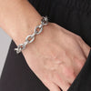 Dyrberg Kern Pace Chunky Link Bracelet - Silver