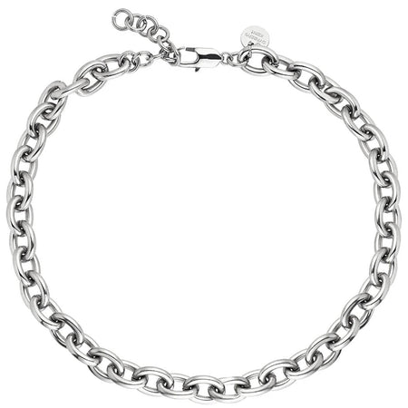 Dyrberg Kern Pace Chunky Link Necklace - Silver