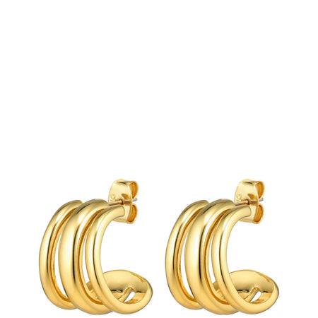 Dyrberg Kern Paula Gold Hoop Earrings