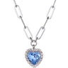 Dyrberg Kern Simona Silver Necklace - Light Blue