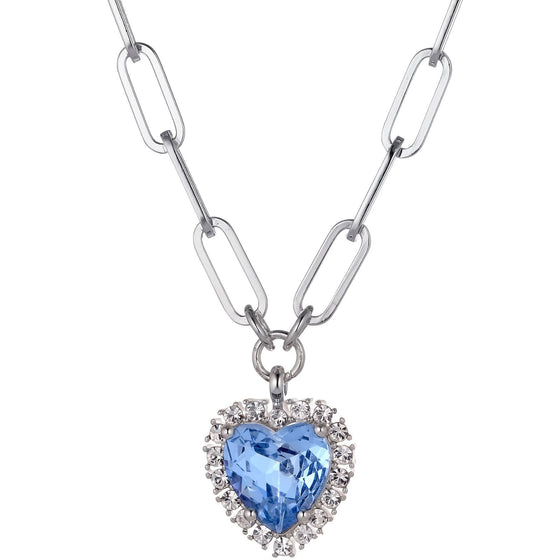 Dyrberg Kern Simona Silver Necklace - Light Blue