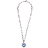 Dyrberg Kern Simona Silver Necklace - Light Blue