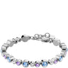 Dyrberg Kern Teresia Silver Bracelet - Light Blue Violet