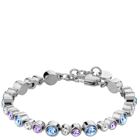 Dyrberg Kern Teresia Silver Bracelet - Light Blue Violet