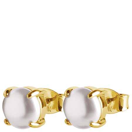Dyrberg Kern Mitzi Gold Earrings - Pearl