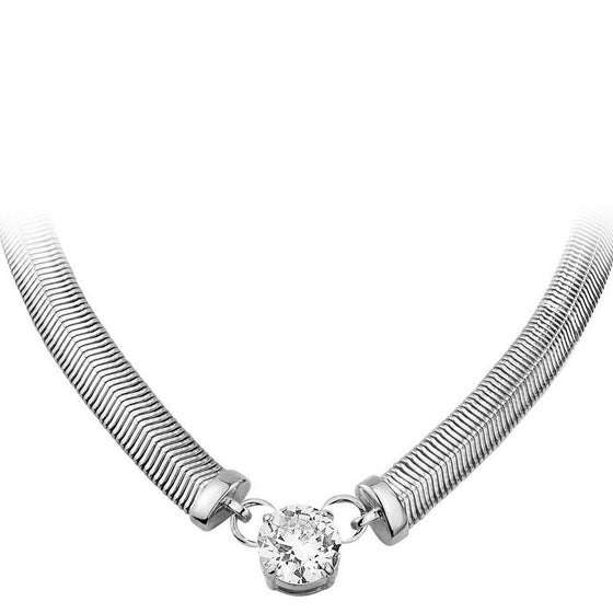 Dyrberg Kern Trisolia Silver Necklace