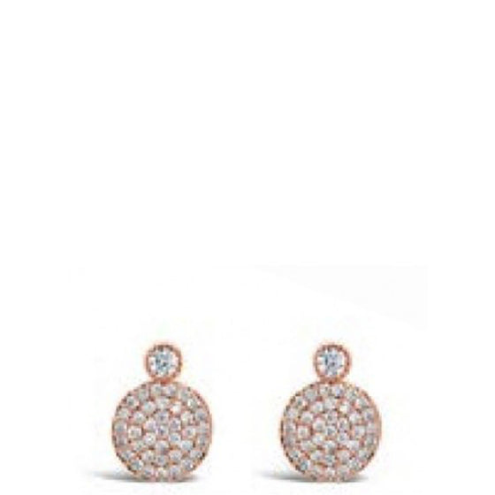 Absolute Rose Gold Disc Earrings