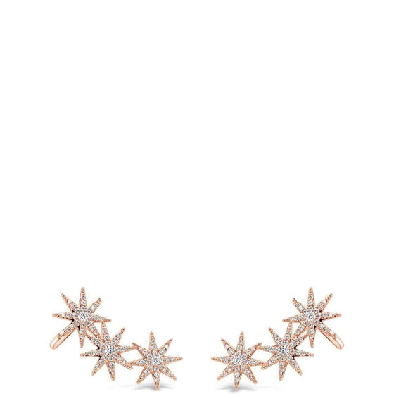 Absolute Rose Gold Large Star Crawlers