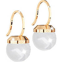 Rebecca Hollywood Gold & Pearl Earrings