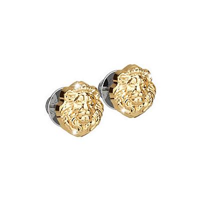 Rebecca Gold Lion Queen Small Stud Earrings