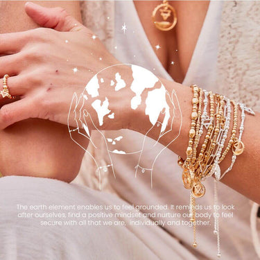 ChloBo Mini Earth Hoops - Gold