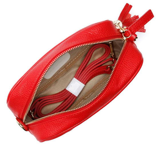 Elie Beaumont Red Leather Bag