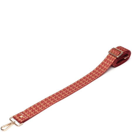Elie Beaumont Bag Strap - Ruby Dogtooth