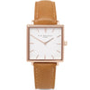 Elie Beaumont Bayswater Leather Watch - Rose Tan