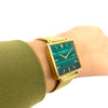 Elie Beaumont Bayswater Mesh Watch - Gold Green