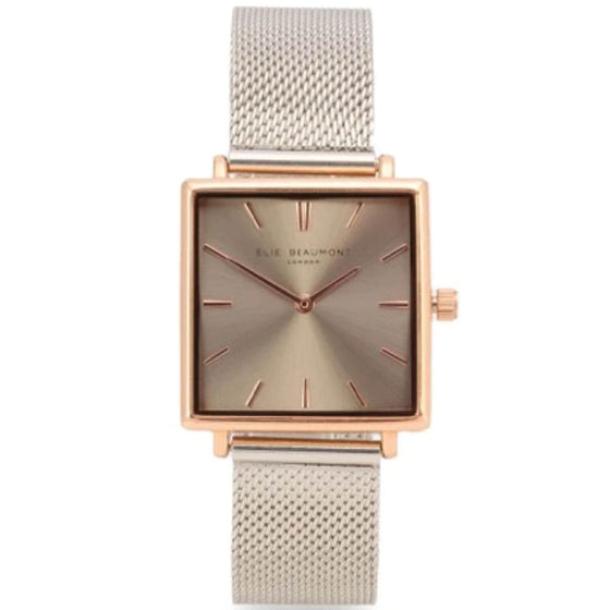 Elie Beaumont Bayswater Mesh Watch - Two Tone