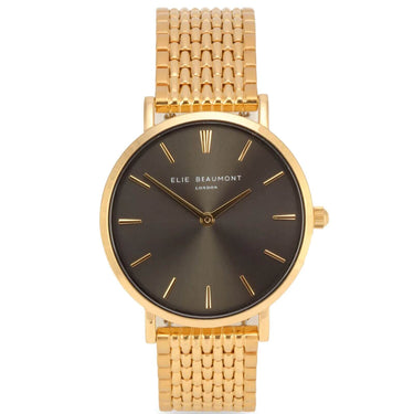 Elie Beaumont Belgravia Gold Watch - Grey Dial