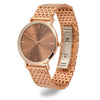 Elie Beaumont Belgravia Rose Gold Watch - Rose Dial