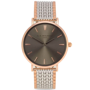 Elie Beaumont Belgravia Two Tone Watch - Grey Dial
