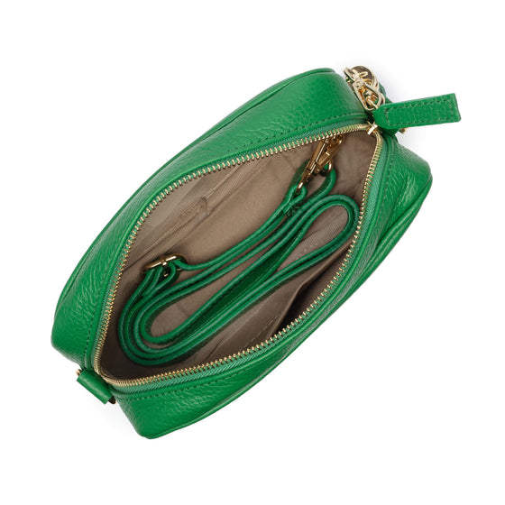 Elie Beaumont Emerald Leather Bag