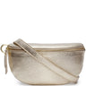 Elie Beaumont Gold Leather Slingbag
