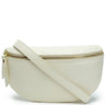 Elie Beaumont Ivory Leather Sling Bag