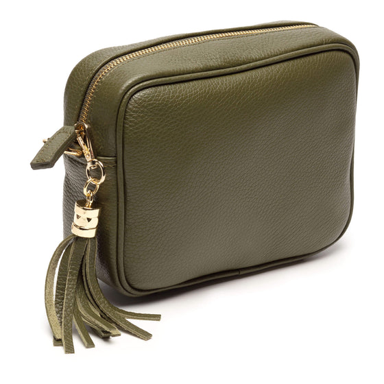 Elie Beaumont Olive Green Leather Bag