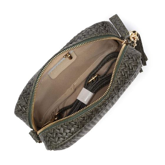 Elie Beaumont Olive Woven Bag