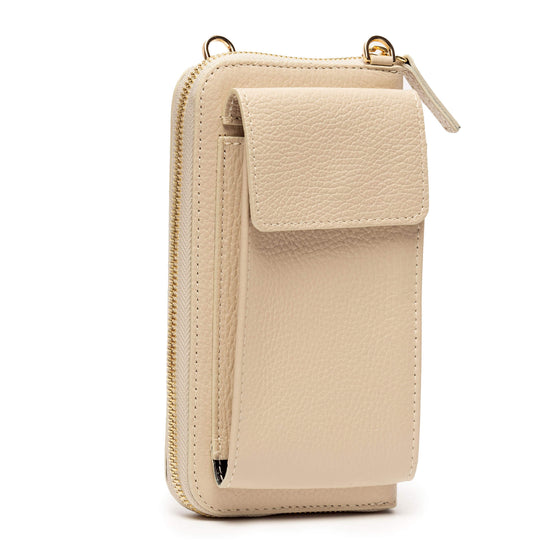 Elie Beaumont Stone Leather Phonebag