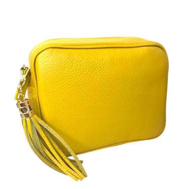 Elie Beaumont Sunflower Yellow Leather Bag