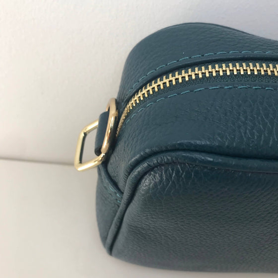 Elie Beaumont Turquoise Leather Bag