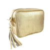 Elie Beaumont Gold Leather Bag