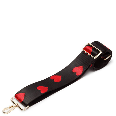 Elie Beaumont Bag Strap - Red Hearts