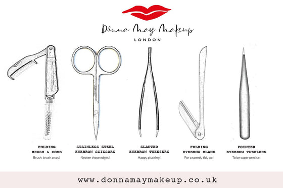 Donna May Eyebrow Styling Kit - Gold