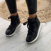 Carmela Black Sneaker Boots