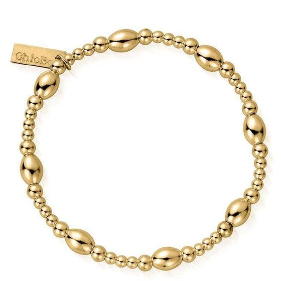 ChloBo Cute Oval Bracelet - Gold
