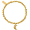 ChloBo Didi Sparkle Starry Moon Bracelet - Gold