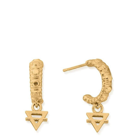 ChloBo Mini Earth Hoops - Gold