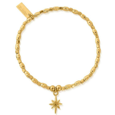 ChloBo Soul Glow Lucky Star Bracelet - Gold