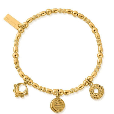 ChloBo Triple Skies Bracelet -  Gold
