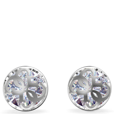 Guess 4G Logo Boule Silver Stud Earrings